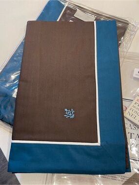 Edmond Frette New Trio Euro Sham Two Piece Sham Set 100% Cotton 26x26